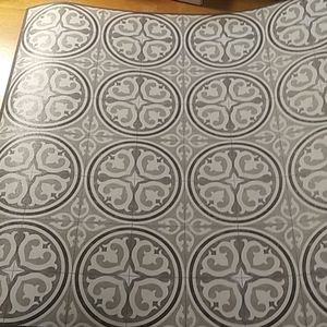 Threshold vinyl kitchen mat